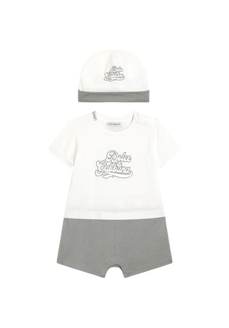 Set Tutina con stampa DOLCE & GABBANA KIDS | L1JO6T G7PTZS9000